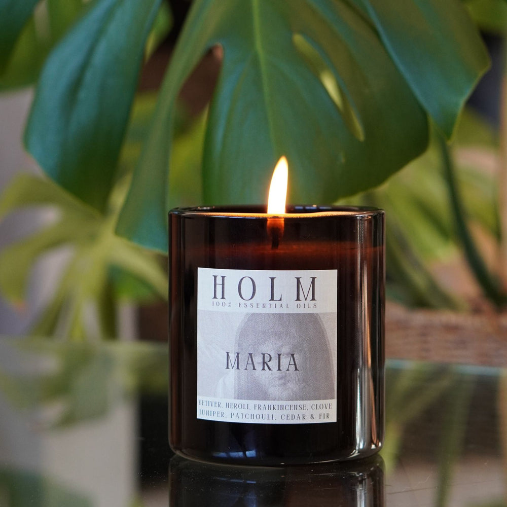 Maria  – Limited Edition Botanical Candle - 100% Essential Oils